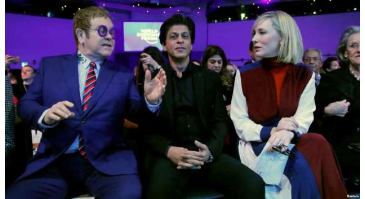شاہ رخ خان، کیٹ بلانچے اور ایلٹن جان کو ورلڈ اکنامک فورم کے سالانہ کرسٹل ایوارڈ سے نوازا گیا