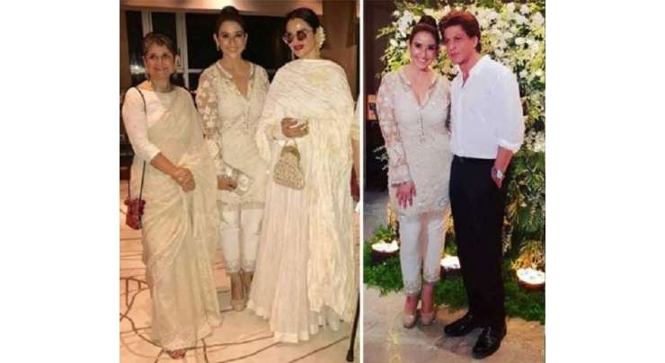 شاہ رخ خان، ریکھا اور دیگر فلمی شخصیات کی منیشا کوئرالہ کی سالگرہ میں شرکت