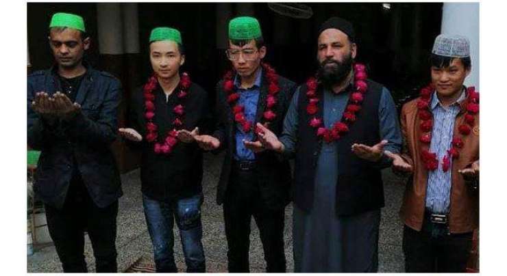 چین سےپاکستان آنے والے چار چینی باشندوں نے اسلام قبول کر لیا