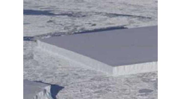 ناسا نے براعظم انٹارکٹکا میں برف کا مکمل طور پر مستطیل ٹکڑا دریافت کر لیا