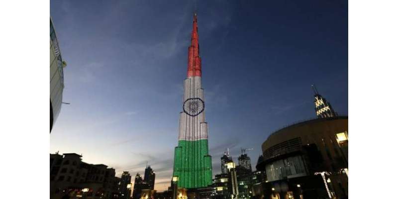 اماراتی حکام نے دبئی کے برج خلیفہ پر بھارتی پرچم آویزاں کرنے سے انکار ..