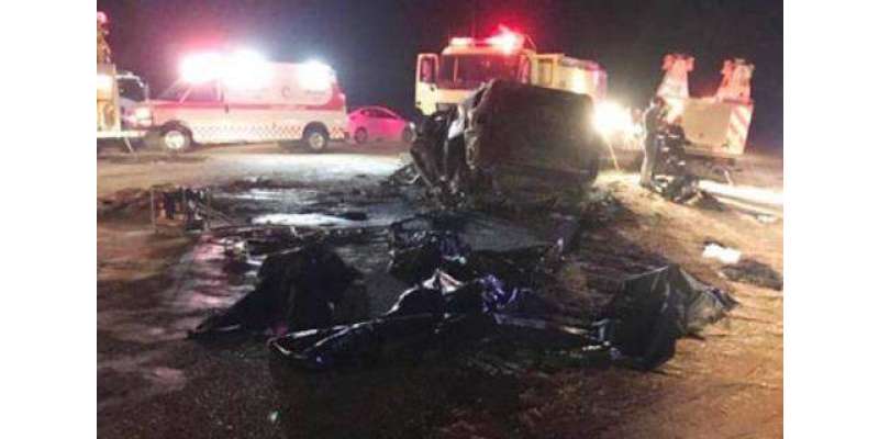 سعودی عرب؛المناک ٹریفک حادثہ،ایک ہی خاندان کے 3جاں بحق،3زخمی