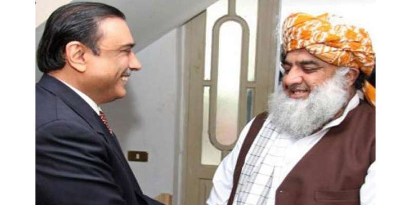 سابق صدر آصف زرداری سے مولانا فضل الرحمان کی ملاقات