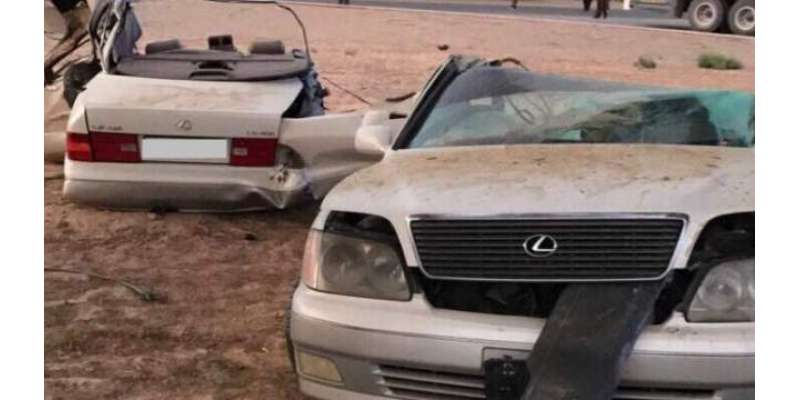 متحدہ عرب امارات میں کار حادثےمیں گاڑی کے دو ٹکرے ہو گئے ۔ جانی نقصان