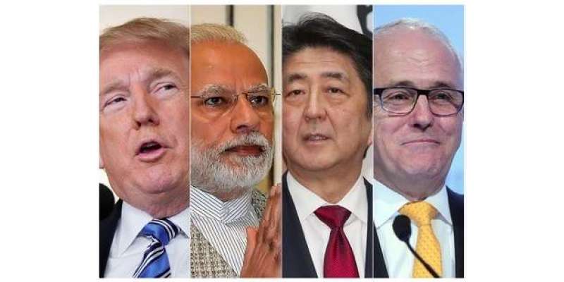 چین کا مقابلہ، آسٹریلیا، امریکا، جاپان اور بھارت کی ایک ہونے کی منصوبہ ..