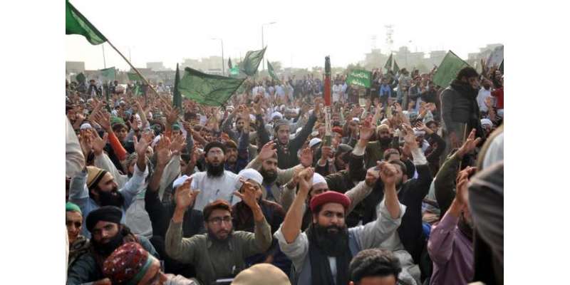 تحریکِ لبیک پاکستان ایک بار پھر حکومت کے خلاف سڑکوں پر آگئی