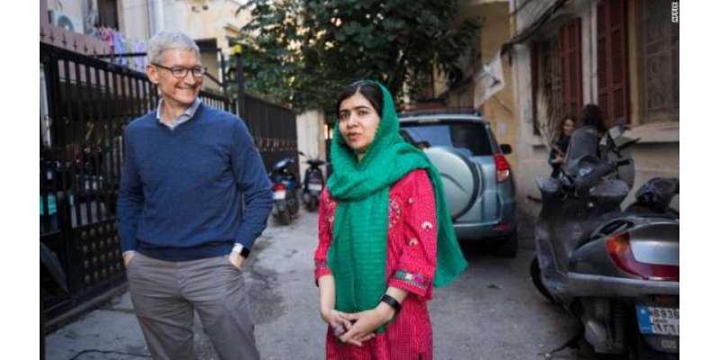 ملالہ اور ’ایپل ‘ کے درمیا ن لڑکیوں کو تعلیم دینے کا معاہدہ