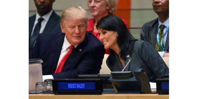 بھارتی نژاد نکی ہیلی نے صدر ٹرمپ سے تعلقات کی افواہوں کی مذمت کردی