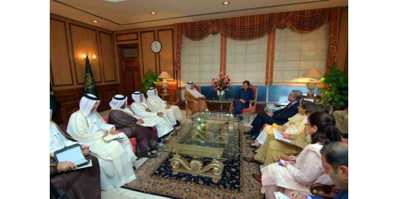 وزیراعظم عمران خان سے قطر کے وزیر خارجہ شیخ محمد بن عبدالرحمن کی ملاقات
