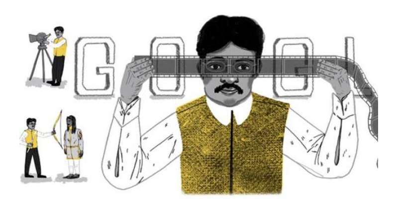 گوگل کادادا صاحب پھالکے کی148ویں سالگرہ پر خراج عقیدت پیش کرنے کیلئے ..