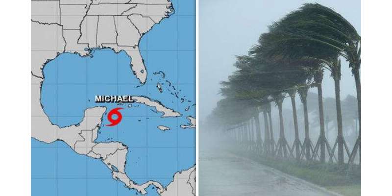 فلوریڈا اور میکسیکو ساحل میں سمندری طوفان مائیکل کی تباہ کاریوں کے ..