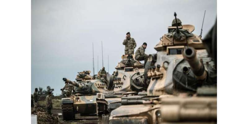 ترکی کی 10بکتر بند فوجی گاڑیاں شام کے صوبہ ادلب میں داخل