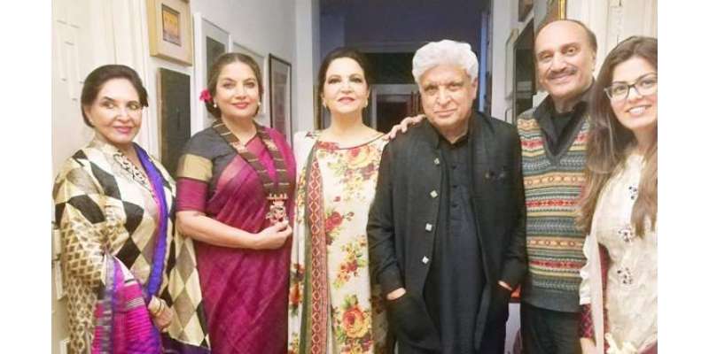 معروف بھارتی اداکار جاوید اختر اور شبانہ عظمیٰ لاہور پہنچ گئے