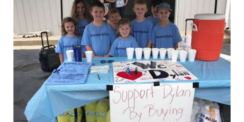 امریکی بچے نے بیمار بھائی کے لیے دو گھنٹوں میں چھ ہزار ڈالر جمع کر لیے