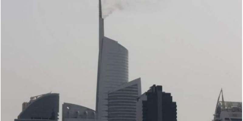 دبئی الماس ٹاور میں آتشزدگی