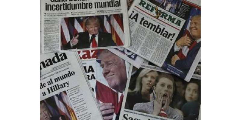 صدرٹرمپ کے بیانات پر 300 امریکی اخبارات کی مہم