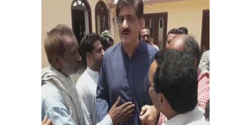 سابق وزیر اعلیٰ سندھ مراد علی شاہ کو حلقے میں جانے پر شرمندگی کا سامنا