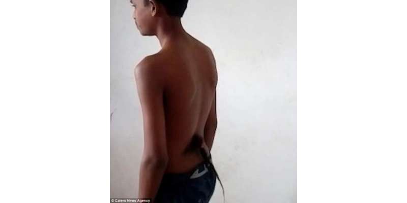 بھارتی ہندو 13 سالہ ”دُم دار“ مسلمان لڑکے کو ہنومان  کا دوسرا جنم سمجھنے ..
