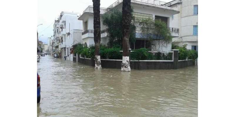 تیونس میں شدید بارشیں، 5افراد ہلاک