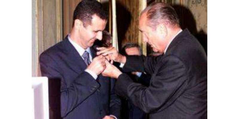 فرانس کا شام کے صدر بشار الاسد سے اپنا سِول اعزاز لیجن آف آنر واپس ..