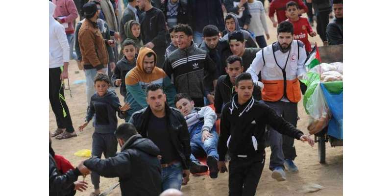 اسرائیلی آرمی چیف کی فلسطینیوں کے مارچ کی خودنگرانی،غزہ پٹی کی سرحد ..