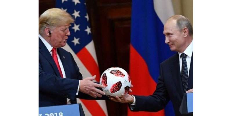 روسی صدر نے ٹرمپ کو پاکستان کا بنا ہوا فٹ بال تحفے میں پیش کردیا