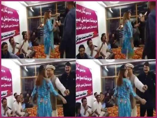 ن لیگ کے رکن اسمبلی کا حریم شاہ کے ساتھ رقص، ویڈیو وائرل