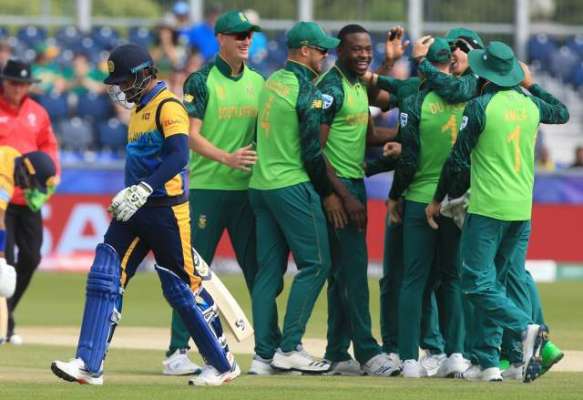 ورلڈ کپ ، سری لنکا نے جنوبی افریقہ کو جیت کے لیے 204رنز کا ہدف دیدیا