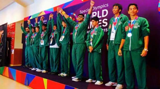 پاکستانی ایتھلیٹس نے سپیشل اولمپکس گیمزمیں61میڈلز جیت کر قوم کا سر فخر سے بلند کردیا