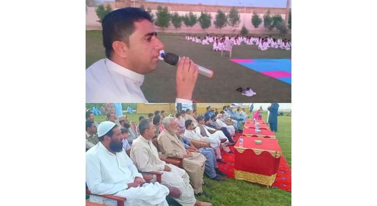 ڈپٹی کمشنر نوشکی عبدالرزاق ساسولی اور کمانڈنٹ نوشکی ملیشیاء کرنل محمد آصف کے اعزاز میں استقبالیہ تقریب
