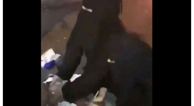 سعودی خواتین کی سڑک پر پڑے زخمی کی جان بچانے کی ویڈیو وائرل