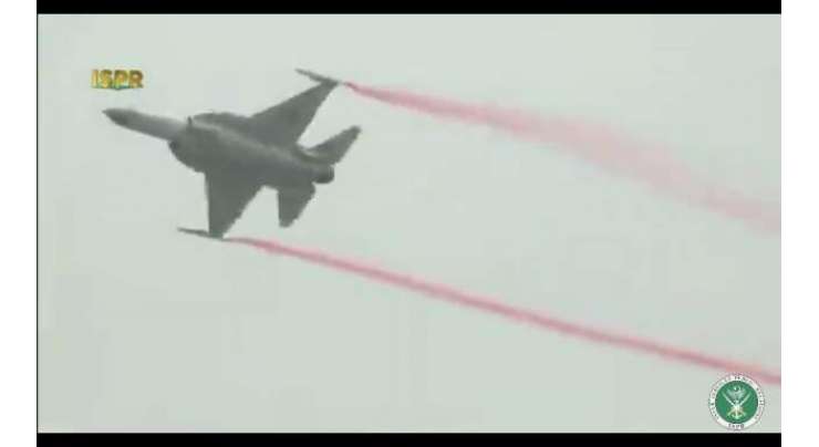 فخرِ پاکستان جے ایف 17 تھنڈر طیارے کی فضا گھن گرج