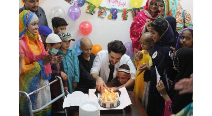 فلم اسٹار احسن خان نے اپنی سالگرہ کا دن کینسر کے مرض میں مبتلا بچوں کے نام کردیا