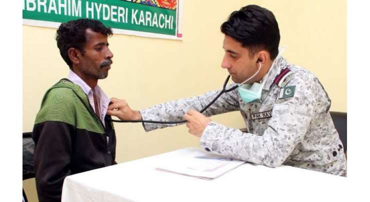 پاکستان بحریہ کے زیرِ انتظام عبدالرحمن گوٹھ اور ابراہیم حیدری ، کراچی میں مفت میڈیکل کیمپس کا انعقاد