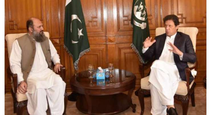 وزیراعظم عمران خان سے وزیراعلیٰ بلوچستان جام کمال خان کی ملاقات