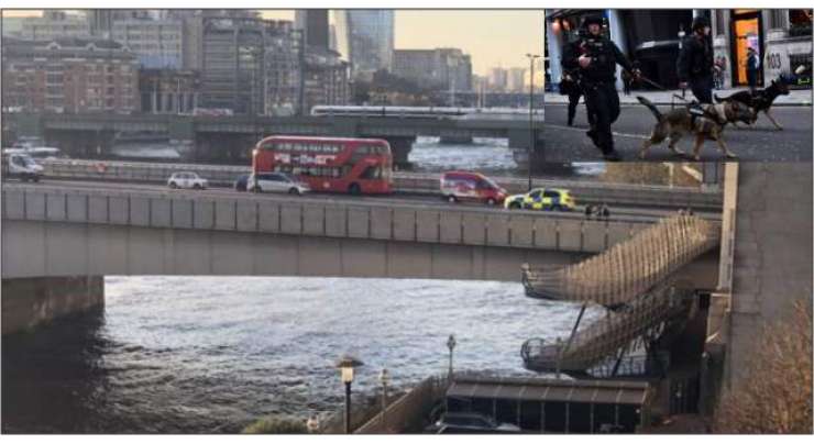 برطانوی دارالحکومت بڑی تباہی سے بال بال بچ گیا، لندن برج حملہ دہشت گردی کا واقعہ قرار