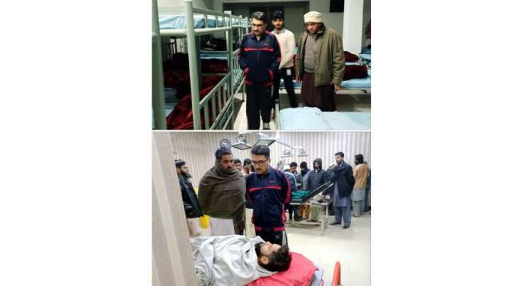 ڈپٹی کمشنر جہلم محمدکاشدید سردی اور دھند میں ڈی ایچ کیو ہسپتال کا رات 10 بجے اچانک دورہ
