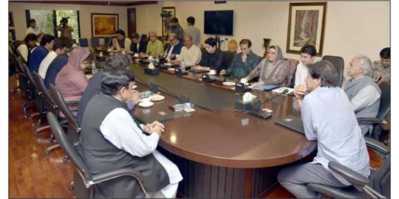 وزیراعظم عمران خان کی زیرصدارت نوتشکیل شدہ وفاقی کابینہ کا اجلاس