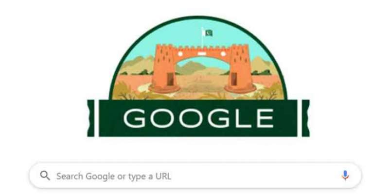 پاکستان کا یوم آزادی ،معروف سرچ انجن گوگل بھی جشن آزادی کے رنگوں میں ..
