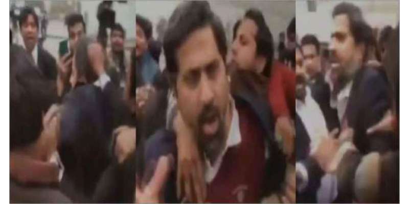 وزیراطلاعات پنجاب پر تشدد کرنیوالے وکیل کی شناخت، گھر پر چھاپہ، گرفتار ..