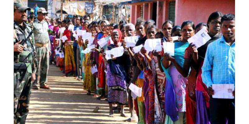 بھارتی انتخابات کے دوسرے مرحلے میں 12 ریاستوں کی 95 نشستوں پر ووٹنگ جاری
