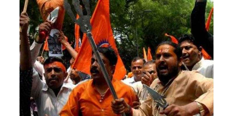 بھارت:آرایس ایس کے غنڈوں کا گائے ذبخ کرنے کے الزام میں عیسائیوں پر حملہ