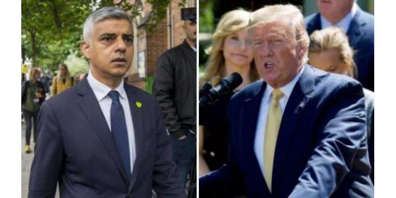 ٹرمپ نے لندن کے مسلمان میئر صادق خان کو ہٹانے کا مطالبہ کر دیا