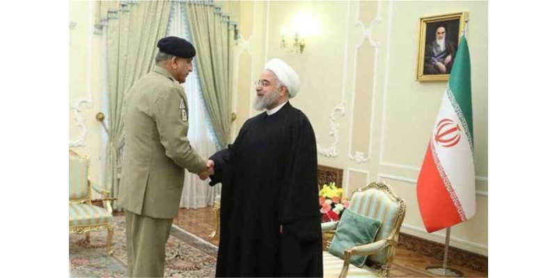 چیف آف آرمی سٹاف کی ایرانی صدر حسن روحانی سے ملاقات