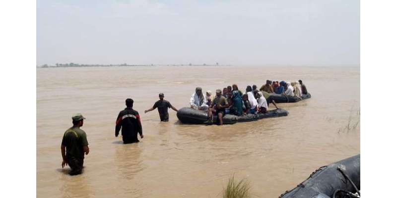 راجن پور :دریائے سندھ میں پانی کی سطح بلند ہونے سے کچے کی 15 سے زائد بستیاں ..