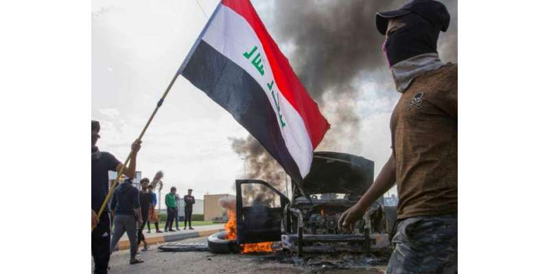 بغداد میں حکومت مخالف مظاہرین کے کیمپ پر مسلح افراد کا حملہ 12 افراد ..