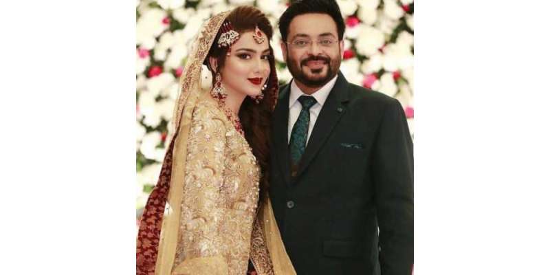 ڈاکٹرعامر لیاقت حسین اور اہلیہ سیدہ طوبیٰ عامر نے اپنی شادی کی پہلی ..