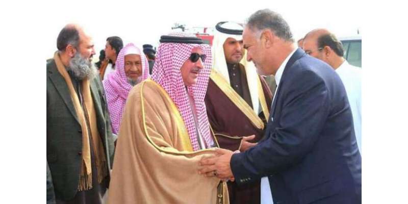سعودی عرب تبوک کے گورنر پرنس فہد بن سلطان بن عبدالعزیز السعود تلور ..