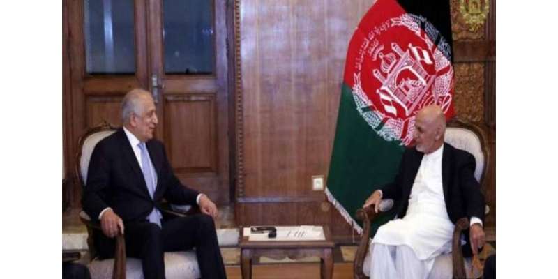 افغان صدر سے زلمے خلیل زاد کی ملاقات ، جنگ بندی اور امن کی بحالی بارے ..