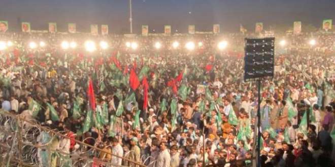 پی ڈی ایم کا پشاور جلسہ ، کرائے پر لوگوں کو لائے جانے کا الزام